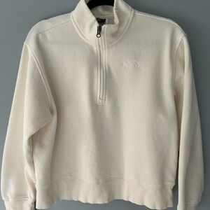 The North Face Cream Half-Zip Pullover